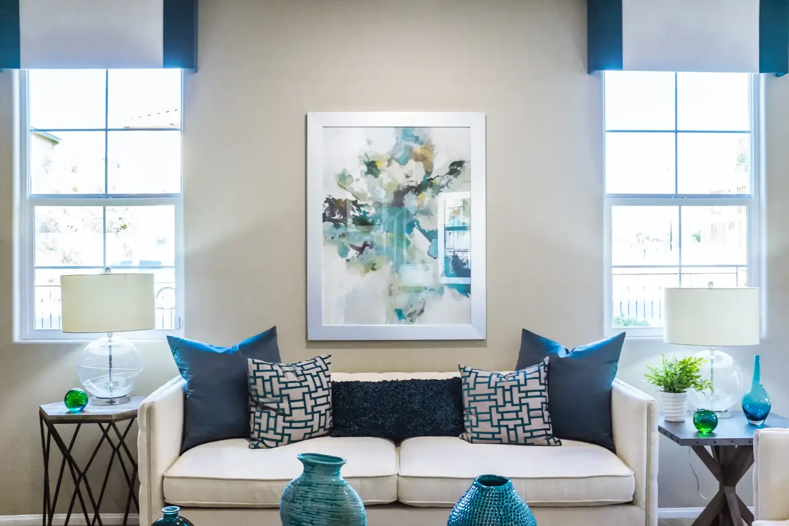 A bright residential interior. Fort Wayne.